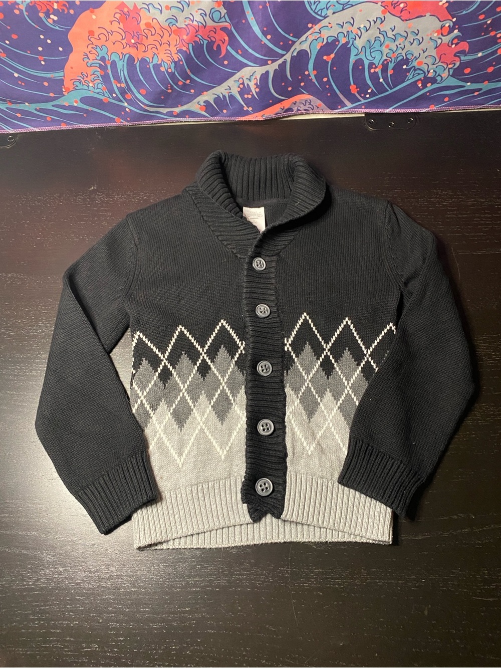 Gymboree Black Ribbed Knit Sweater